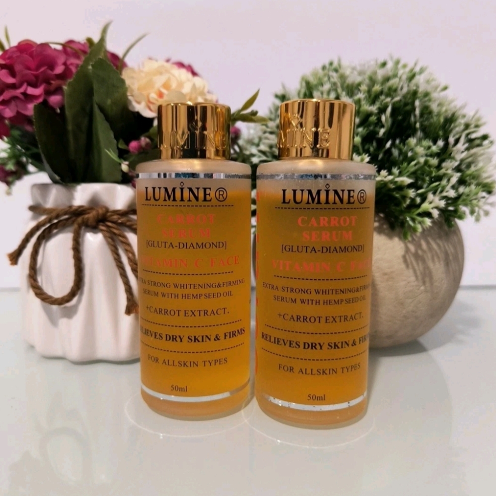 X2 Lumine Carrot And Vitamin C Serum Lot Of 2